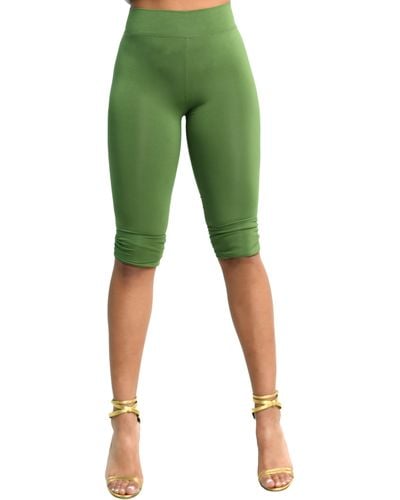 DAI MODA Biker Shorts - Green