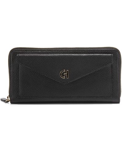Cole Haan Grand Ambition Town Leather Continental Wallet - Black