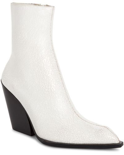 Jeffrey Campbell Renegades Pointed Toe Western Boot - White