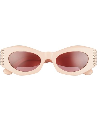 Alaïa 50mm Butterfly Sunglasses - Pink