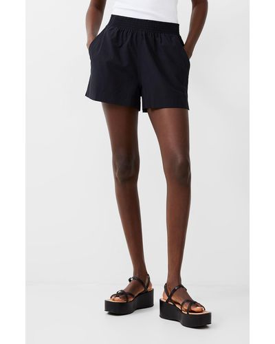 French Connection Poplin Shorts - Blue