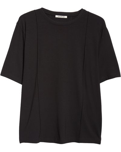 Peter Do Creased Regular Fit T-shirt - Black