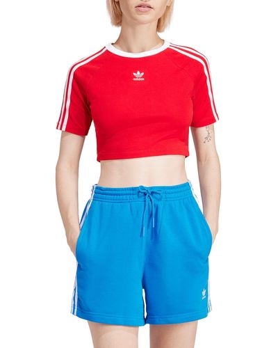 adidas 3-stripes Baby T-shirt - Red