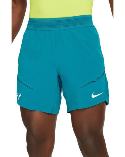Nike Dri-fit Adv Rafa Tennis Shorts - Blue
