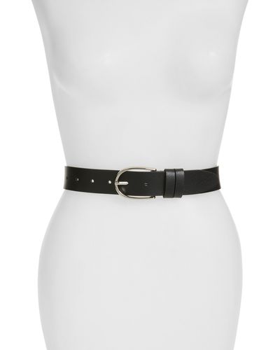 Nordstrom Double Loop Trouser Belt - White