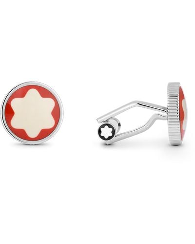 Montblanc Heritage Stainless Cuff Links At Nordstrom - Multicolor