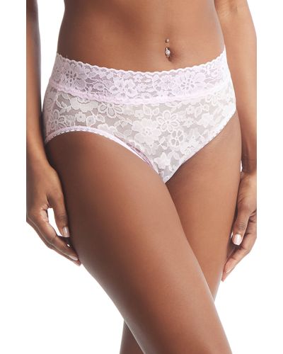 Hanky Panky Daily Lace High Waist Briefs - White
