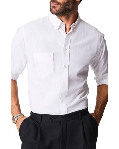 Billy Reid Arnie Oxford Button-down Shirt - White
