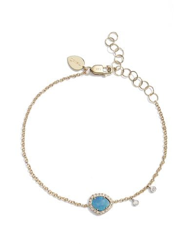 Meira T Opal & Diamond Bracelet - Metallic