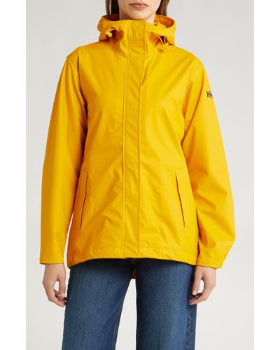 Helly Hansen Moss Waterproof Rain Jacket - Yellow