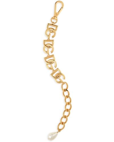 Dolce & Gabbana Logo Link Bracelet - Metallic