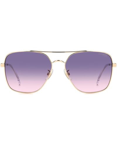 Carrera 60mm Gradient Square Sunglasses - Purple