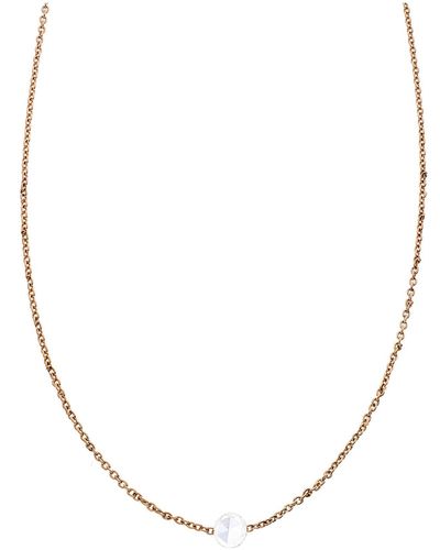 Sethi Couture Rose-cut Diamond Pendant Necklace - White