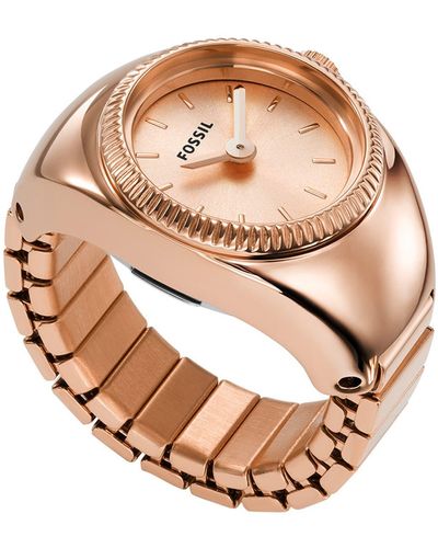 Fossil Ring Watch - Pink