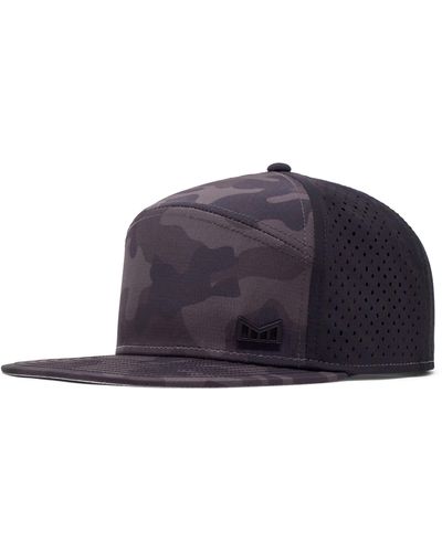Melin Trenches Icon Hydro Performance Snapback Hat - Blue