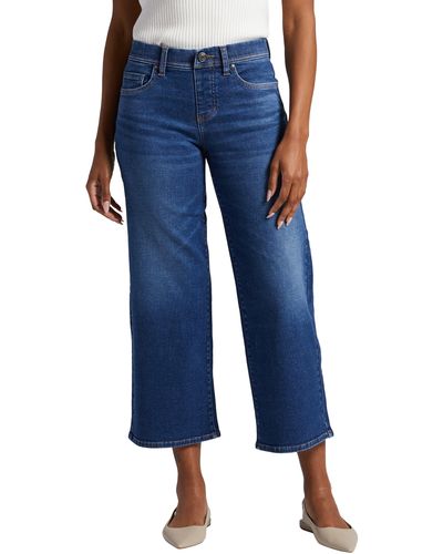 Jag Jeans Pull-on Wide Leg Jeans - Blue