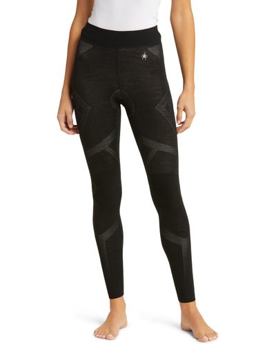 Smartwool Intraknit Thermal Merino Wool Blend Base Layer leggings - Black