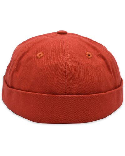A Life Well Dressed Cotton Adjustable Beanie - Red