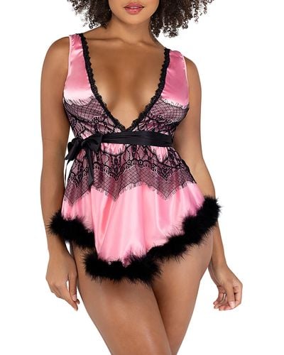 Secrets Eyelash Lace Chemise Roma Confidential