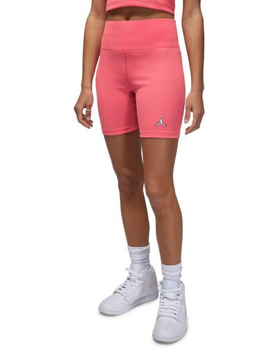 Nike Rib Bike Shorts - Red