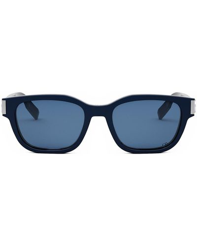 Dior Cd Icon S1i 54mm Geometric Sunglasses - Blue
