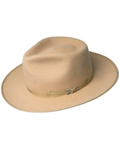 Bailey Colver Wool Fedora - Natural