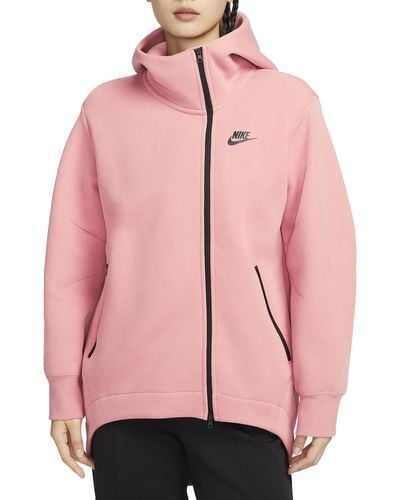Nike Sportswear Tech Fleece Zip Hoodie - Pink
