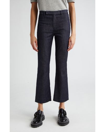 Max Mara Alan Ankle Flare Jeans - Blue