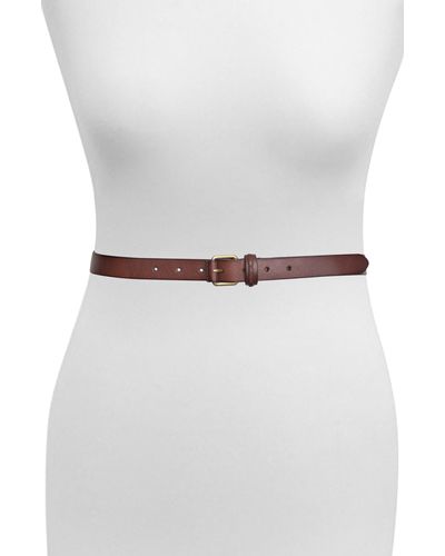 Frye Leather Belt - White