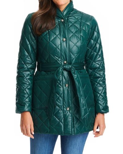 Green Kate Spade Coats for Women | Lyst