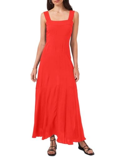 Vince Camuto Paneled Maxi Tank Dress - Red