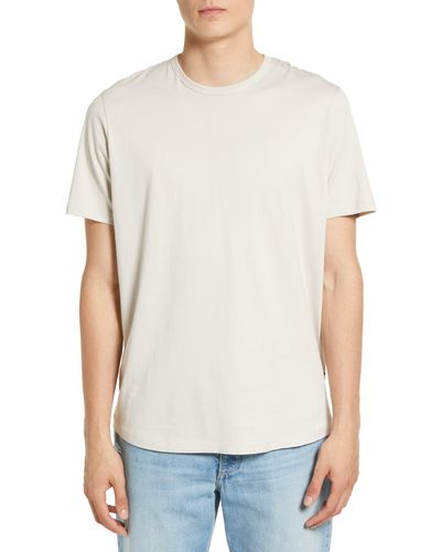 LIVE LIVE Crewneck Pima Cotton T-shirt - White