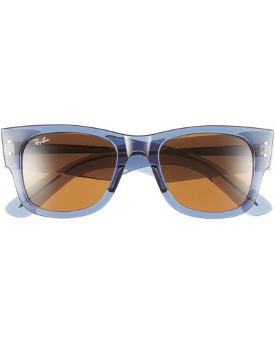 Ray-Ban Mega Wayfarer 51mm Square Sunglasses - Brown