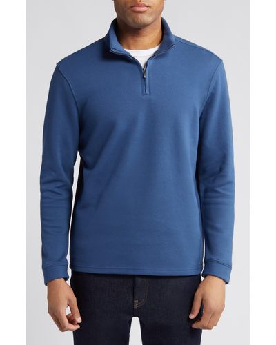 Nordstrom Quarter Zip Pullover - Blue