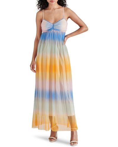 Steve Madden Aja Ombré Stripe Maxi Dress - Multicolor