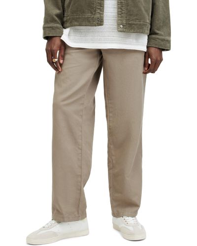 AllSaints Hanbury Cotton & Linen Drawstring Pants - Multicolor