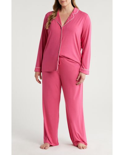 Nordstrom Moonlight Eco Knit Pajamas - Pink