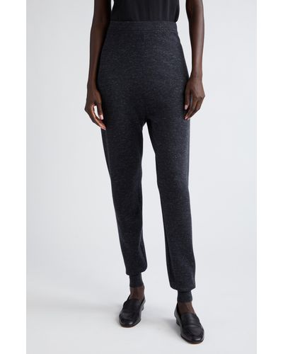 The Row Devarona Knit sweatpants - Black