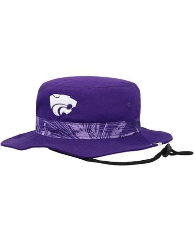 Colosseum Athletics Purple Kansas State Wildcats What Else Is New? Bucket Hat - Blue