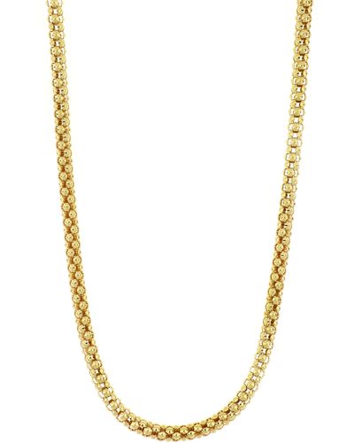 Bony Levy 14k Gold Woven Chain Necklace - Metallic