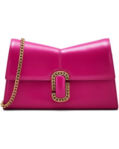 Marc Jacobs The St. Marc Wallet On A Chain - Purple