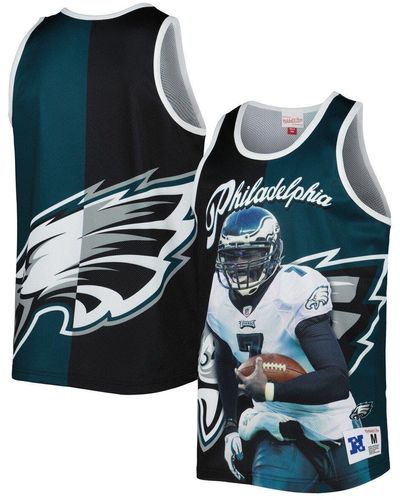 Men's Philadelphia Eagles Michael Vick Mitchell & Ness Kelly Green 2010  Authentic Throwback Retired Player Jersey