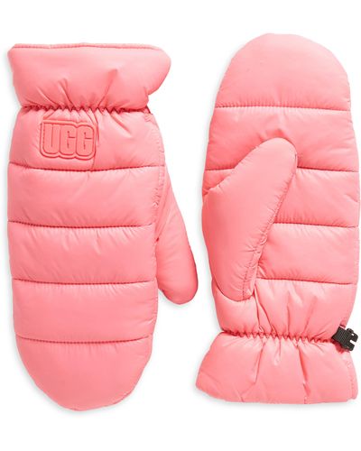 UGG ugg(r) Maxi All Weather Insulated Mittens - Pink