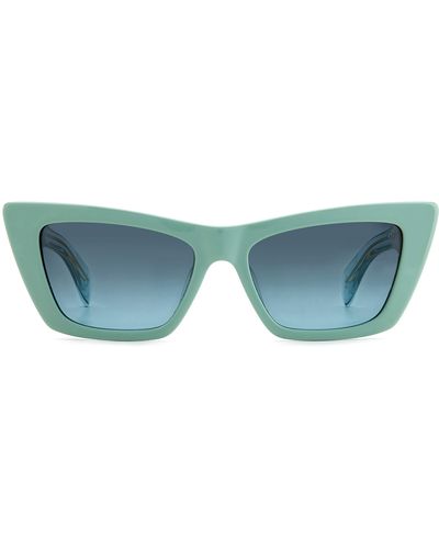 Rag & Bone 53mm Cat Eye Sunglasses - Blue