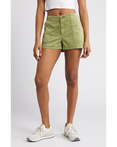 BP. Cotton Utility Shorts - Green