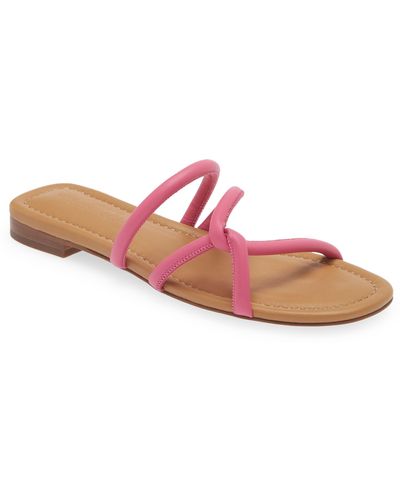 Madewell Pretty Femme Slide Sandal - Pink