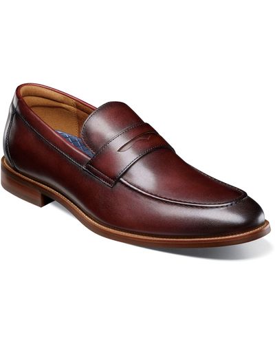 Florsheim Rucci Apron Toe Penny Loafer - Brown