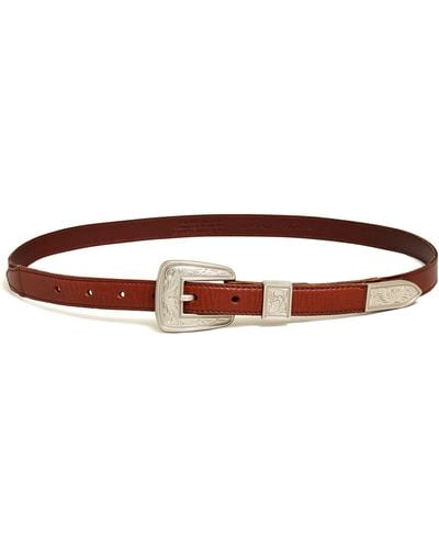 Madewell Leather Western Belt - Brown
