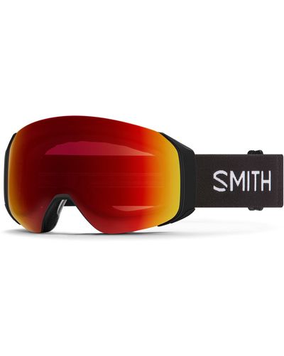 Smith 4d Mag 155mm Special Fit Snow goggles - Red
