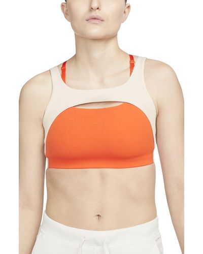 Nike Yoga Indy Infinalon Sports Bra - Orange